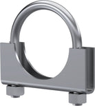 MBRP Exhaust Clamp 2.5 Inch Saddle Clamp Mild Steel