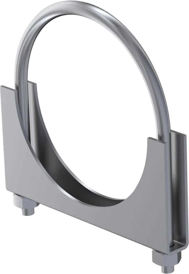 MBRP Exhaust Clamp 5 Inch Saddle Clamp Mild Steel