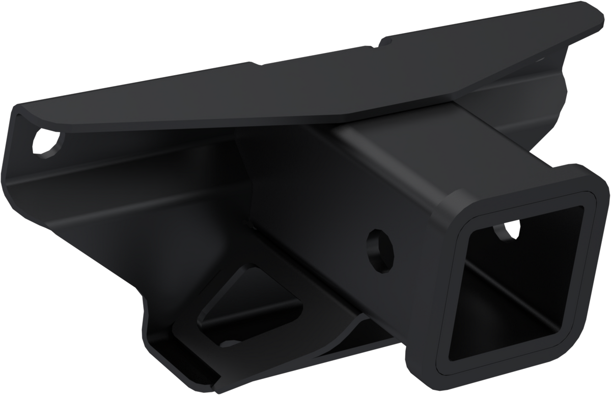 MBRP 14-Present Polaris Sportsman 570 and 2016-Present Polaris Sportsman 450 Black-Coated 2 Inch Hitch Receiver