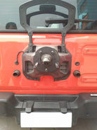 TrailFX License Plate Bracket For Jeep Wrangler - Designed for Spare Tire & Wheel Mount, With Hardware And (JL07LP)