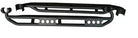 TrailFX Rocker Panel Guard For Jeep Wrangler, Jeep Wrangler JK - Flat Textured Black Steel (J041T)