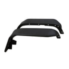 TrailFX Fender Flare For Jeep Wrangler, Jeep Wrangler JK - 7-1/2 Inch Tire Coverage Textured Powder Coated Black 1-1/2 (J052FF)