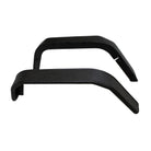 TrailFX Fender Flare For Jeep Wrangler, Jeep Wrangler JK - 5-1/2 Inch Tire Coverage Textured Powder Coated Black 1-1/2 (J052RF)