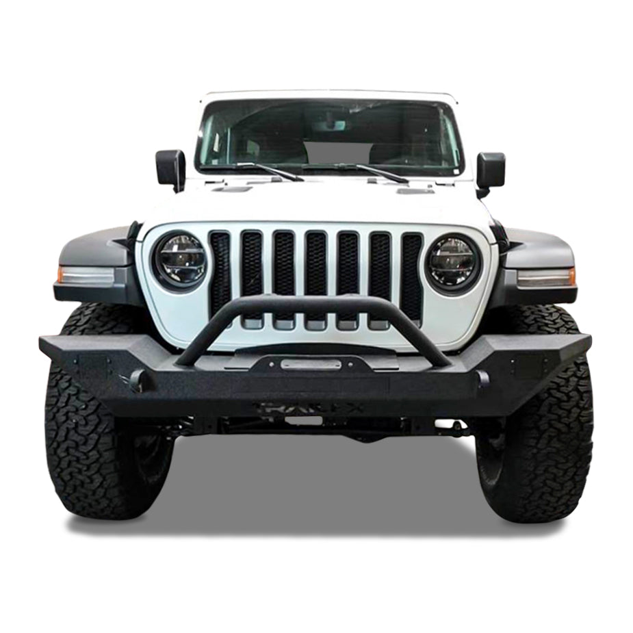 TrailFX Bumper For Jeep Gladiator, Jeep Wrangler - One Piece Design Direct-Fit Mounting Hardware Included With (JL01T)
