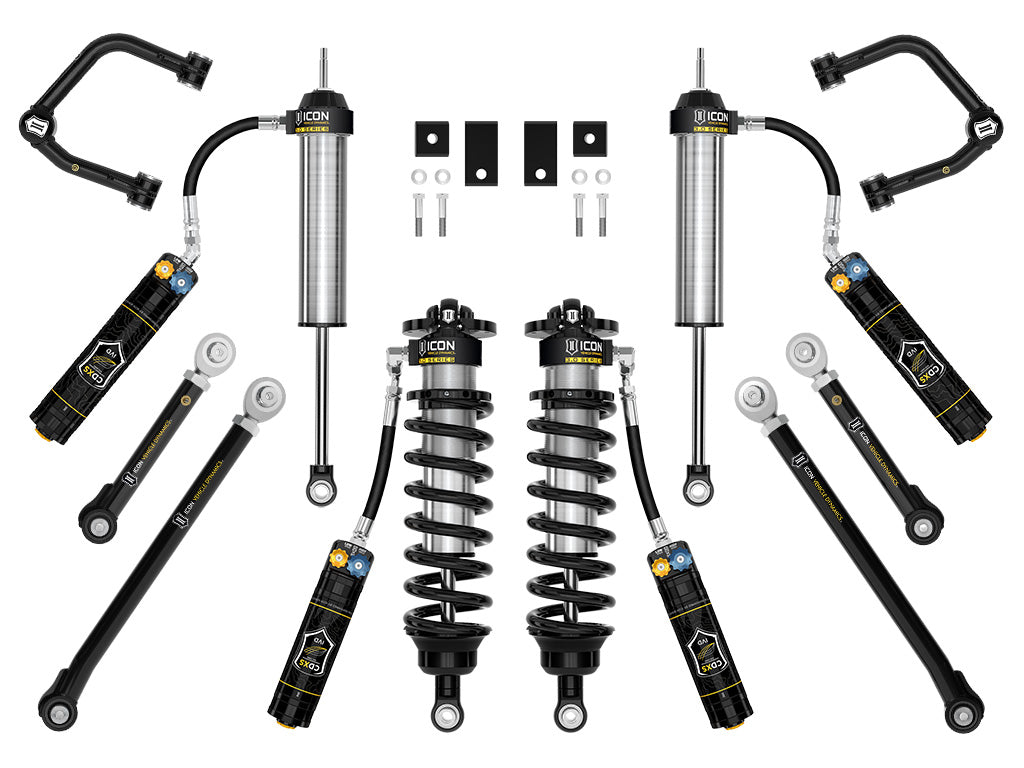 ICON 2022-2025 Toyota Tundra 2-3.25in Lift Stage 2 3.0 Suspension System Tubular CDXS