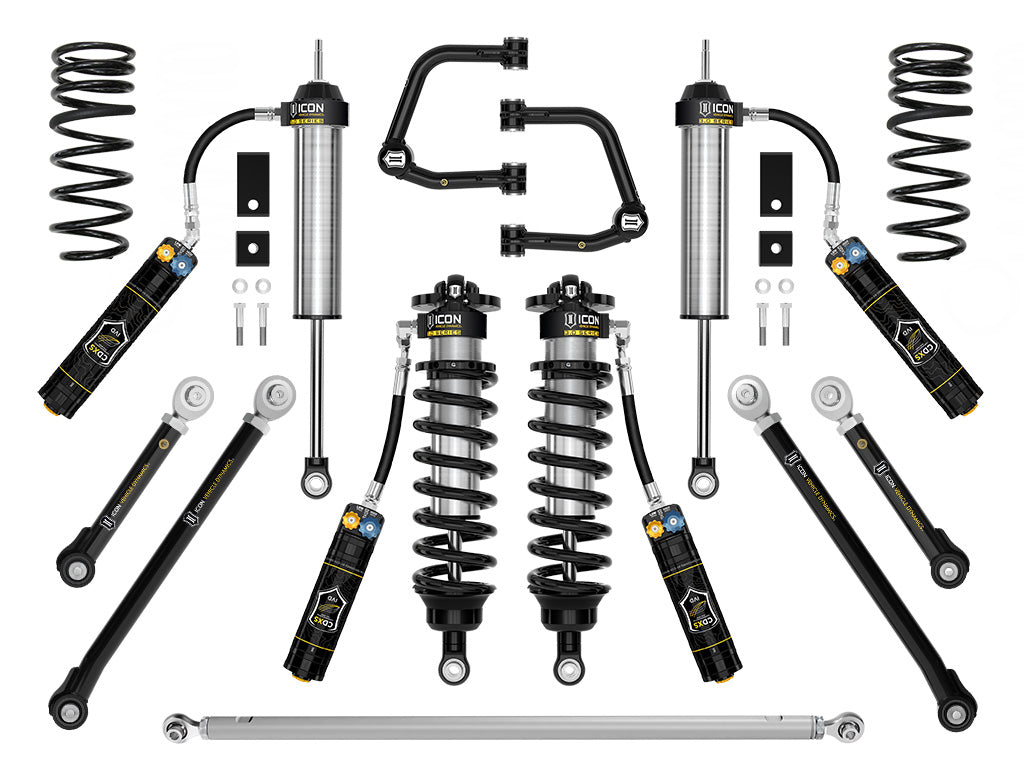 ICON 2022-2025 Toyota Tundra 2-3.25in Lift Stage 3 (TRD) 3.0 Suspension System Tubular CDXS