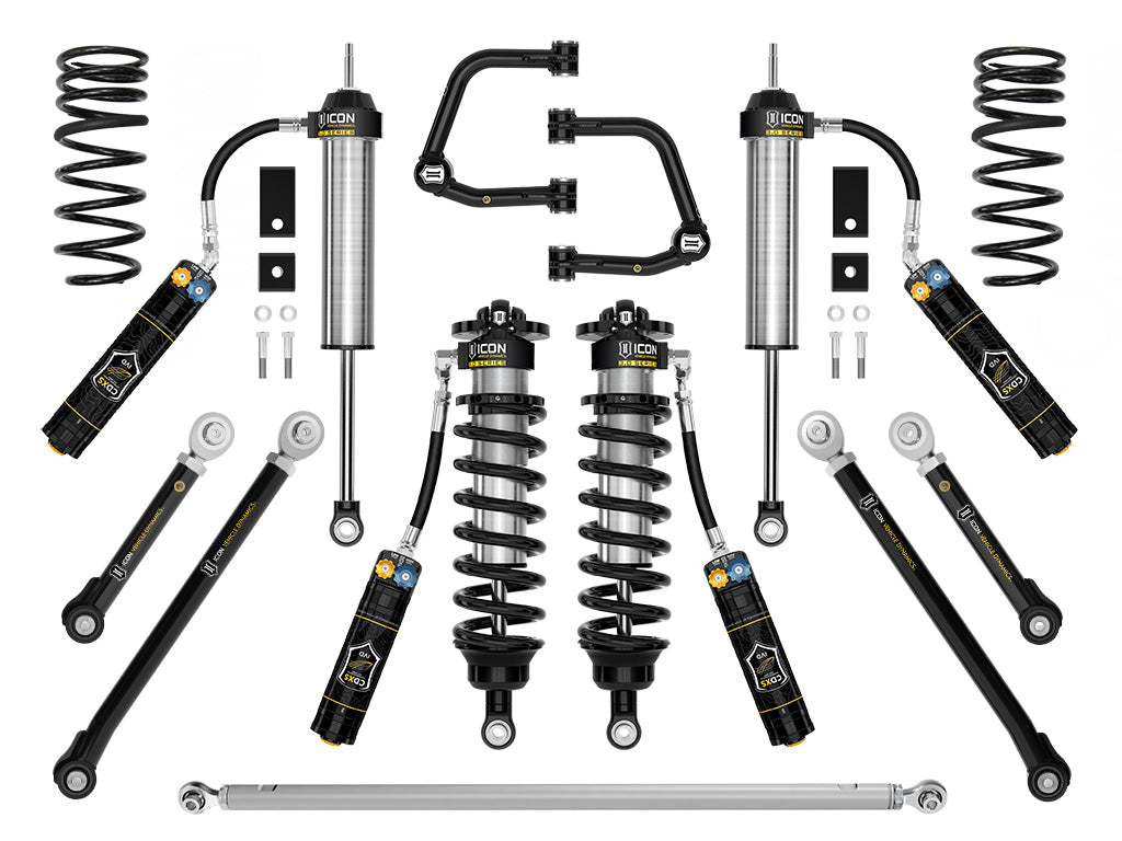 ICON 2022-2025 Toyota Tundra 2-3.25in Lift Stage 3 3.0 Suspension System Tubular CDXS