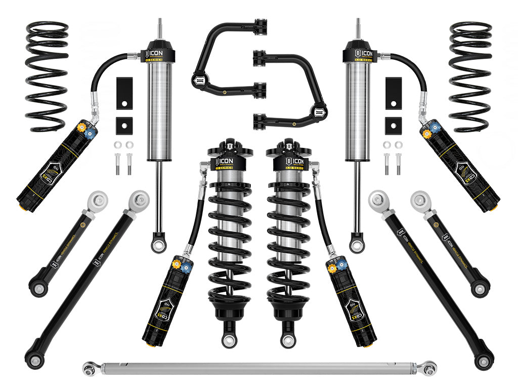 ICON 2023-2025 Toyota Sequoia 3-4.25in Lift Stage 2 (TRD) 3.0 Suspension System Tubular CDXS