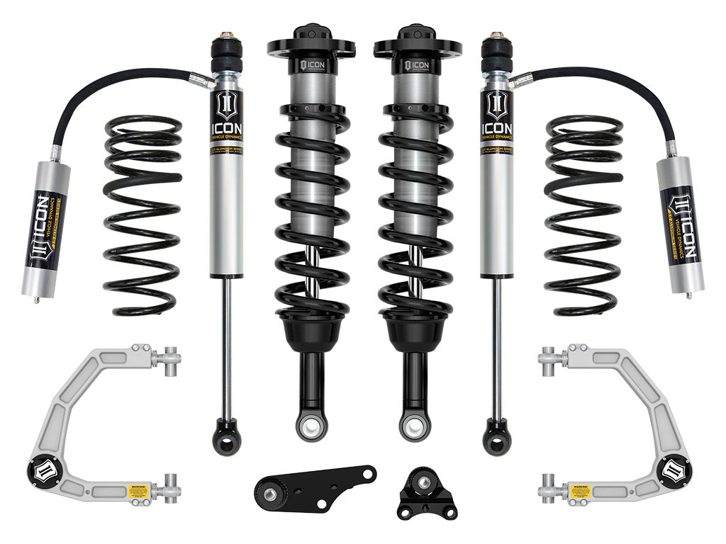 ICON 2024-2025 Toyota Tacoma 1.25-3in Lift Stage 3 Suspension System Billet Triple Rate Rear Springs