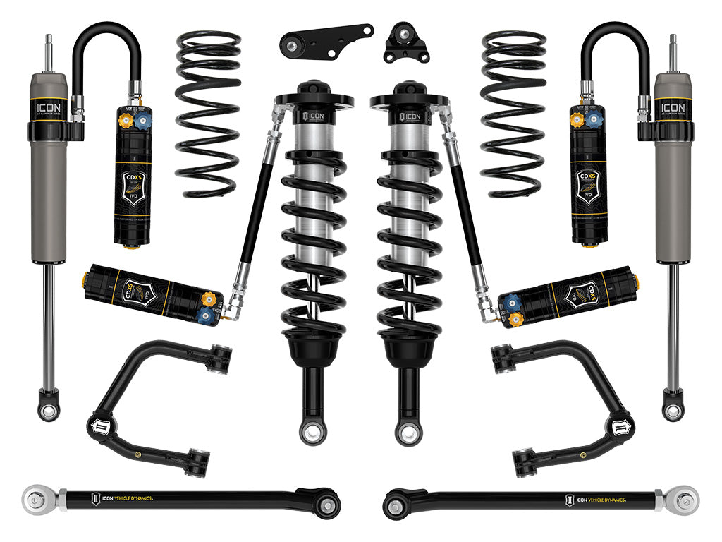 ICON 2024-2025 Toyota Tacoma 1.25-3in Lift Stage 9 Suspension System Tubular Overland Rear Springs
