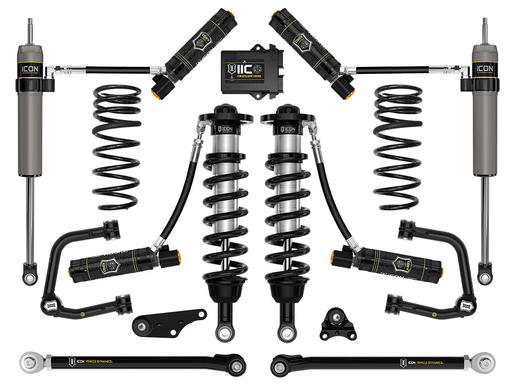 ICON 2024-2025 Toyota Tacoma 1.25-3in Lift Stage 10 Suspension System Tubular Overland Rear Springs