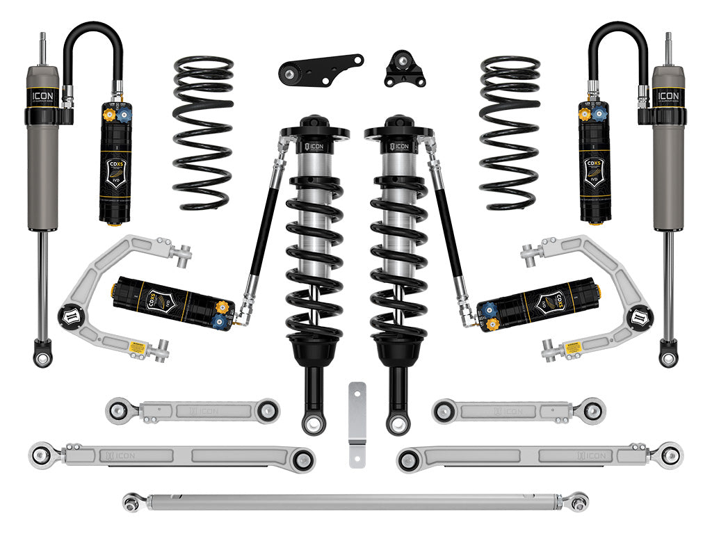 ICON 2024-2025 Toyota Land Cruiser 250 Series 1.25-3in Lift Stage 9 Suspension System CDXS Billet