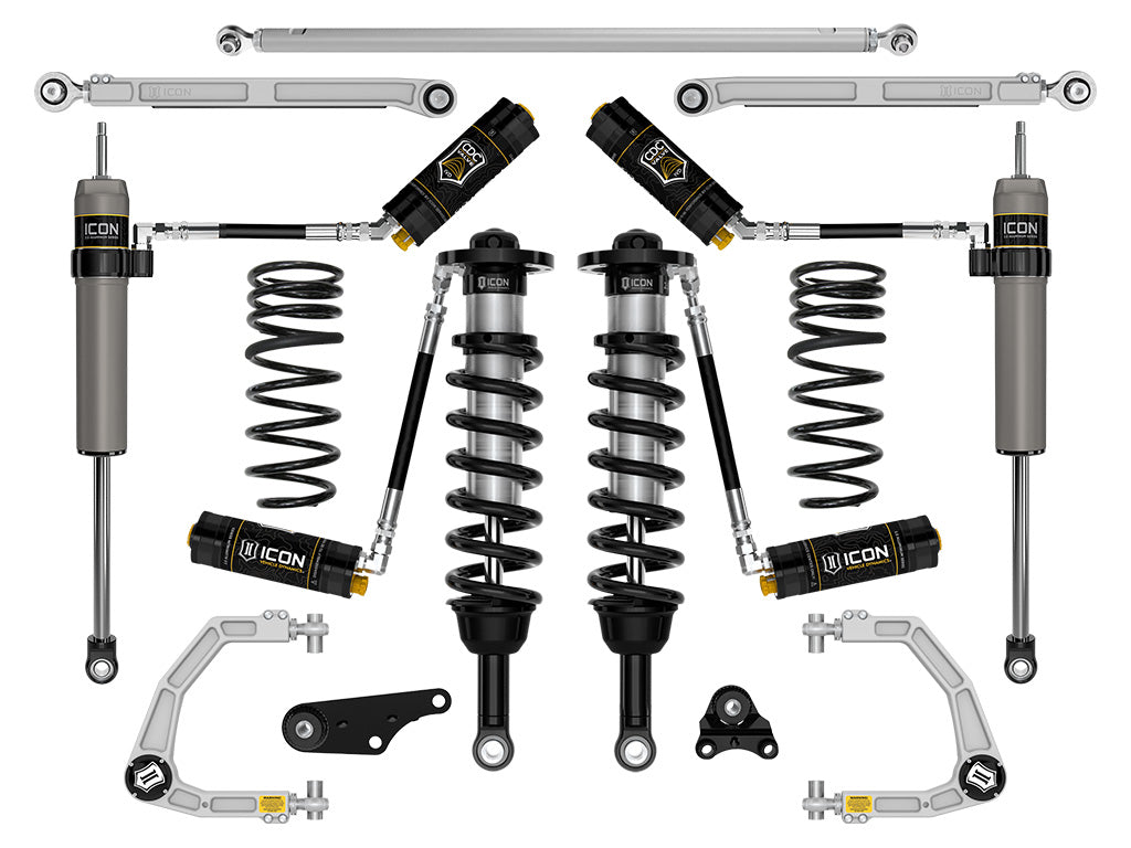 ICON 2025 Toyota 4Runner 4WD 1.25-3in Lift Stage 8 Suspension System Billet