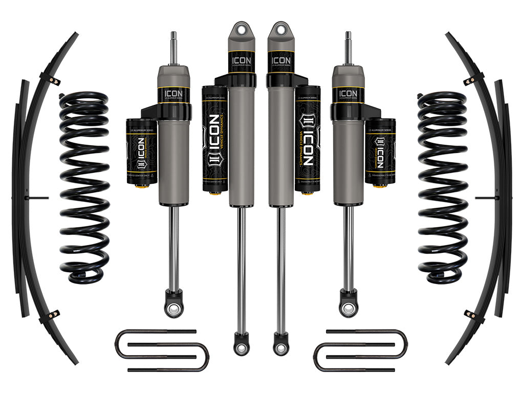 ICON 2017-2019 Ford F-250/F-350 4WD Diesel 2.5in Lift Stage 2 Suspension System w/Expansion Packs