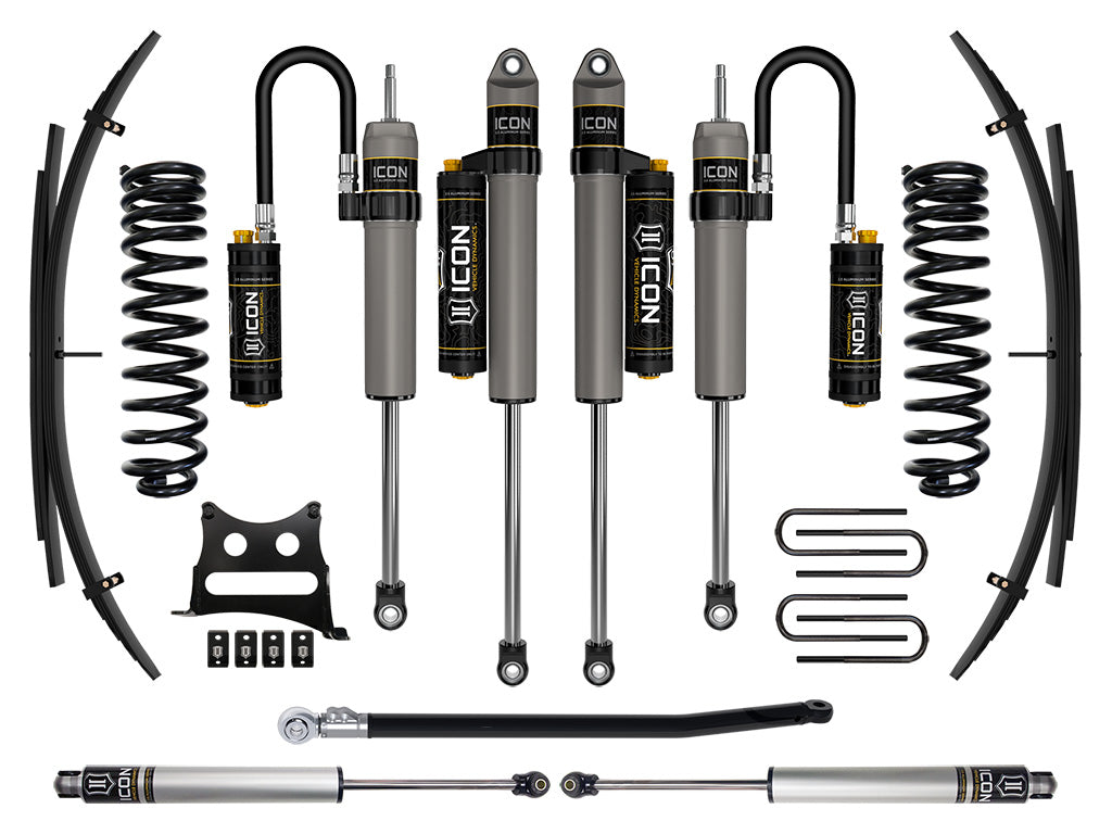 ICON 2011-2016 Ford F-250/F-350 Super Duty 4WD Diesel 2.5in Lift Stage 5 Suspension System w/Expansion Packs