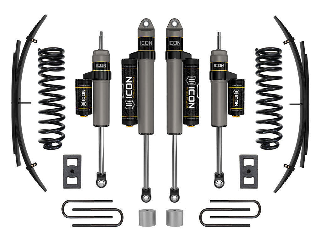 ICON 2023 Ford F-250/F-350 Super Duty 4WD Gas 2.5in Lift Stage 2 Suspension System w/Expansion Packs