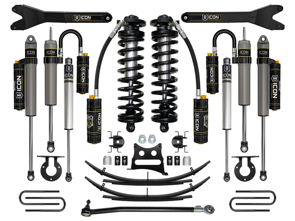 ICON 2017-2022 Ford F-250/F-350 Super Duty 4WD 2.5-3in Lift Stage 6 Coilover System w/Expansion Packs