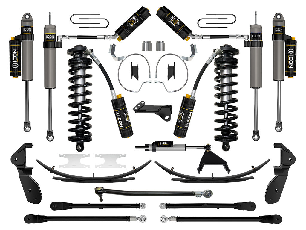 ICON 2023-2025 Ford F-250/F-350 Super Duty 4WD 4-5.5in Lift Stage 7 Coilover Conversion System w/Expansion Packs