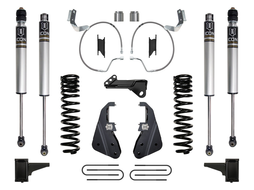 ICON 2023-2025 Ford F-250/F-350 Super Duty 4WD Gas 4.5in Lift Stage 1 Suspension System