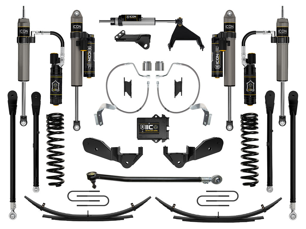ICON 2023-2025 Ford F-250/F-350 Super Duty 4WD Gas 4.5in Lift Stage 8 Suspension System w/Expansion Packs
