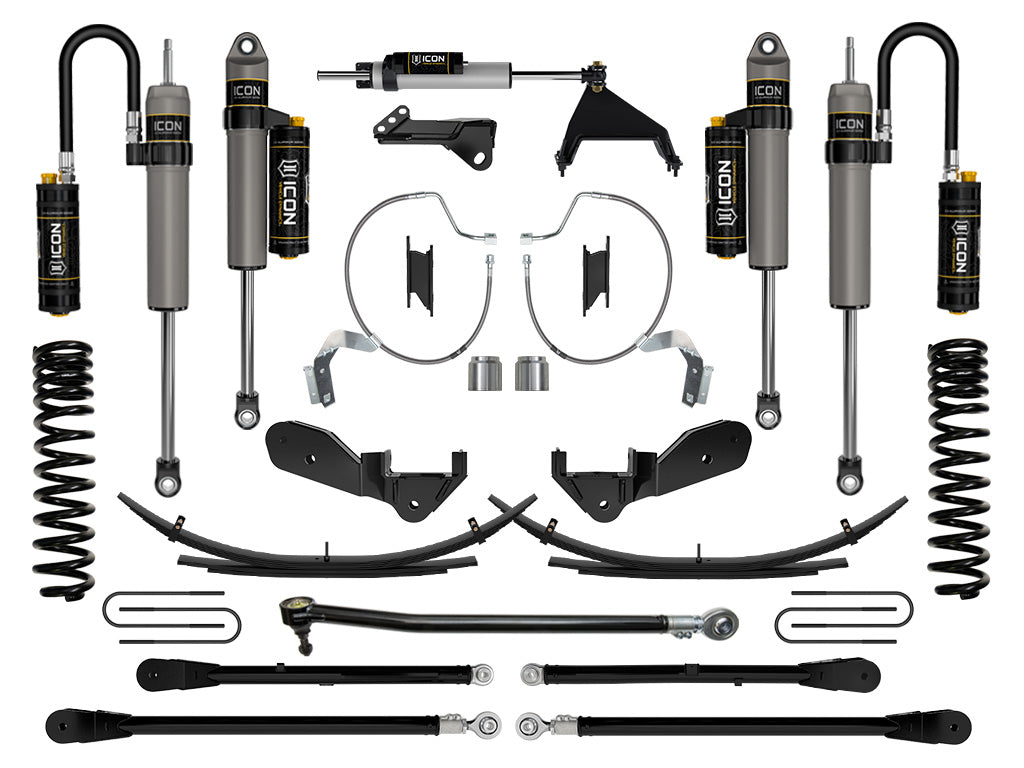 ICON 2023-2025 Ford F-250/F-350 Super Duty 4WD Diesel 4.5in Lift Stage 7 Suspension System w/Expansion Packs