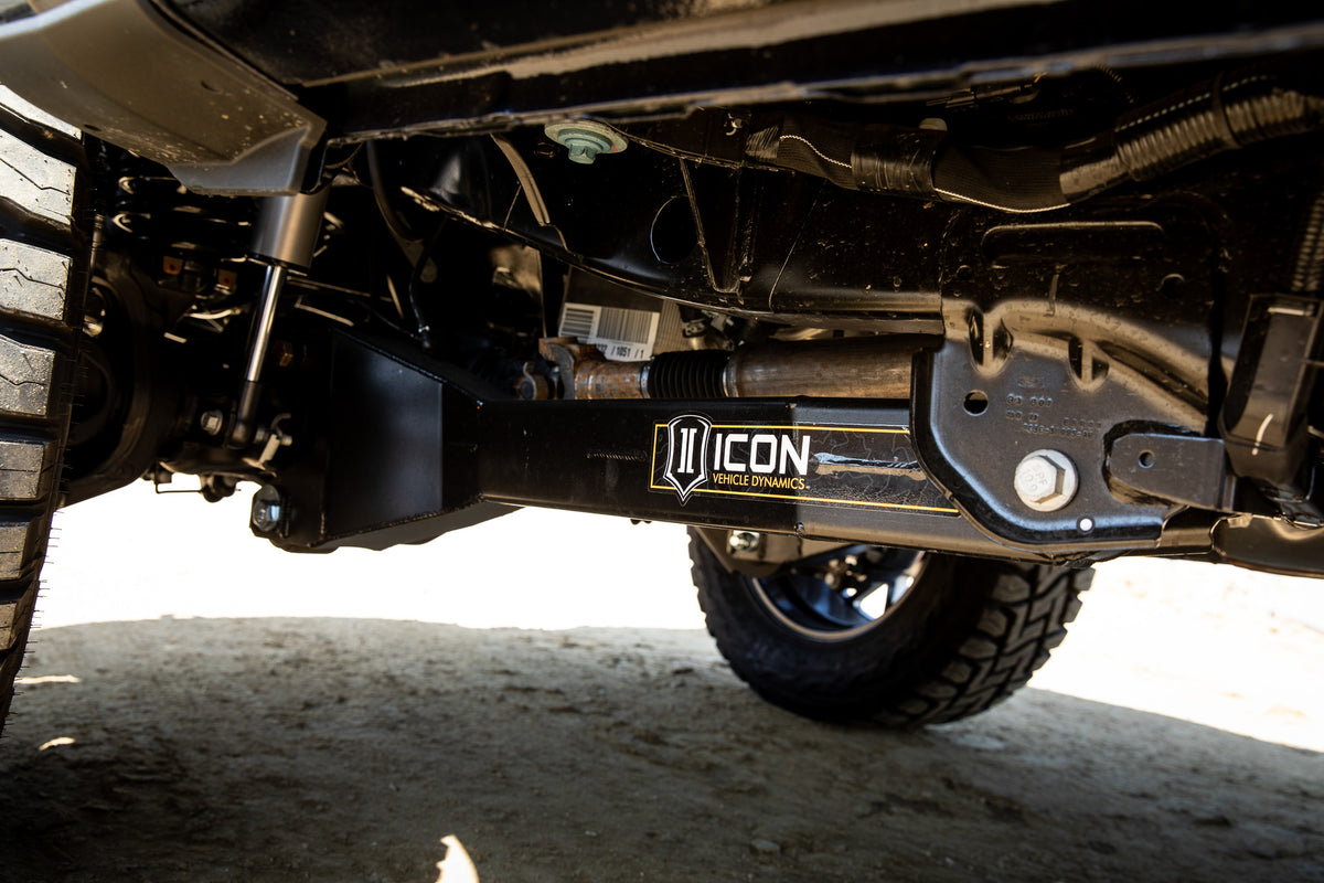 ICON 2023-2025 Ford F-250/F-350 Super Duty 4WD Diesel 2.5in Lift Stage 3 Suspension System w/Radius Arms And Expansion Packs