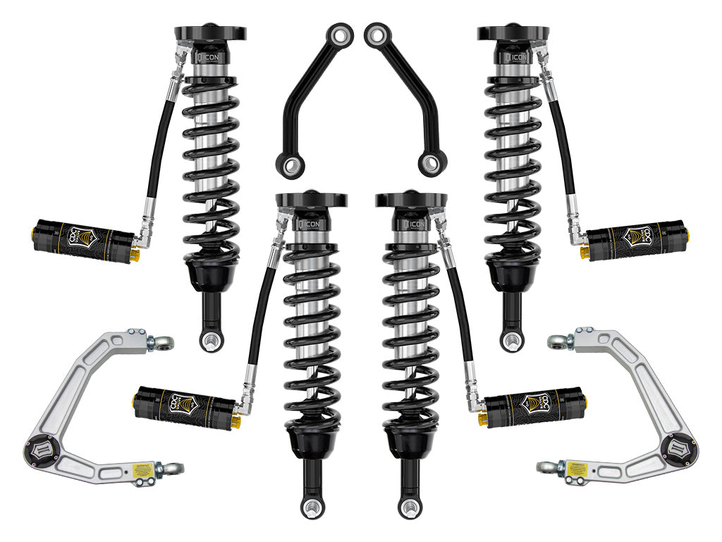 ICON 2021-2023 Tahoe & Suburban/2021-2023 Yukon & Yukon Xl 2.5-3.25in Lift Stage 4 Suspension System Billet UCA