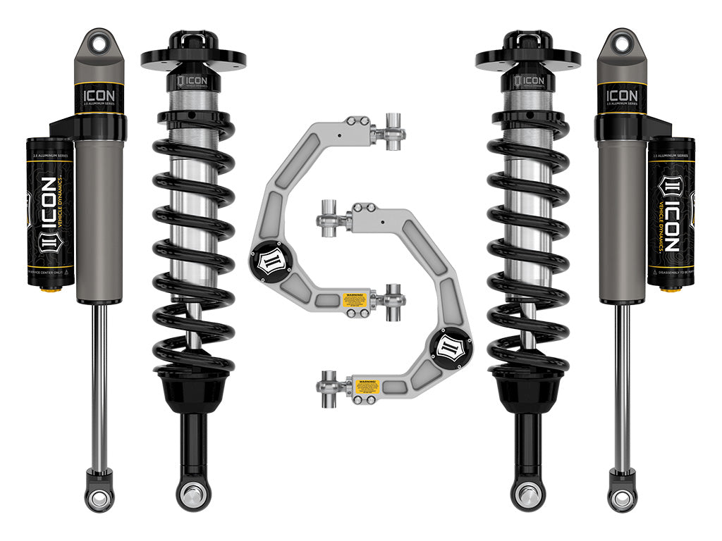 ICON 2021-2024 Ford F-150 4WD 2.75-3.5in Lift Stage 2 Suspension System Billet