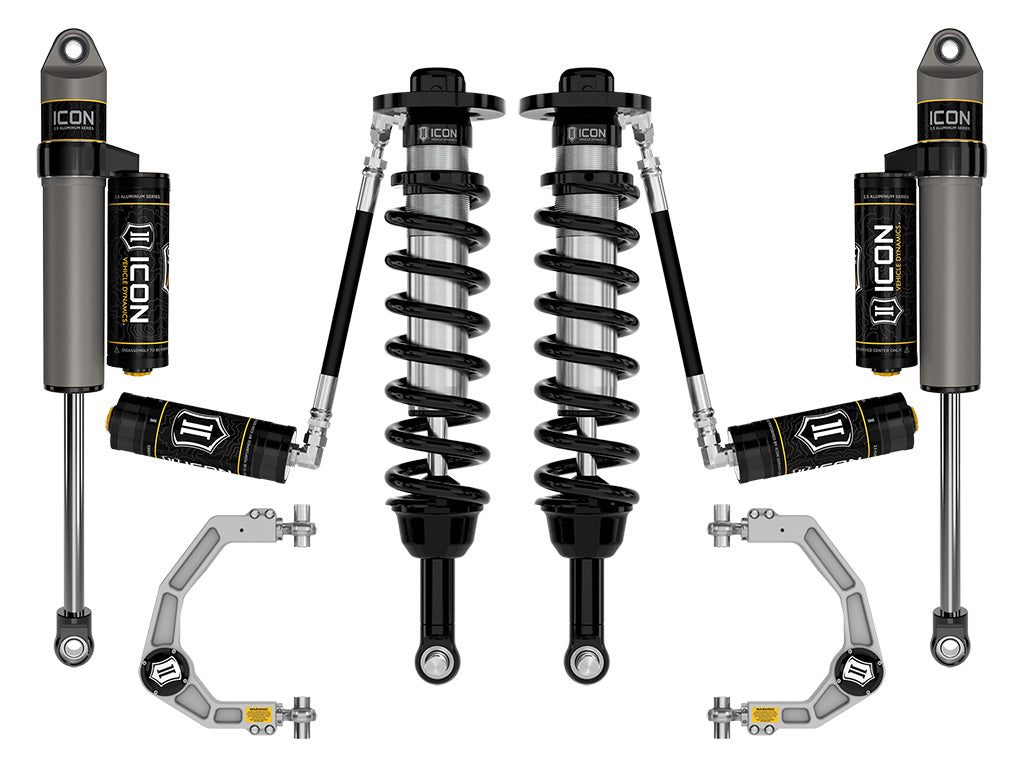 ICON 2021-2024 Ford F-150 4WD 2.75-3.5in Lift Stage 3 Suspension System Billet