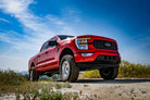 ICON 2021-2024 Ford F-150 4WD 3.5-4.5in Lift Stage 2 Suspension System Tubular w/Leaf Packs