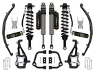 ICON 2021-2024 Ford F-150 4WD 3.5-4.5in Lift Stage 4 Suspension System Tubular CDXS w/Leaf Packs