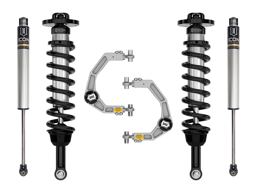 ICON 2021-2024 Ford F-150 Tremor 2.5-3in Lift Stage 1 Suspension System Billet