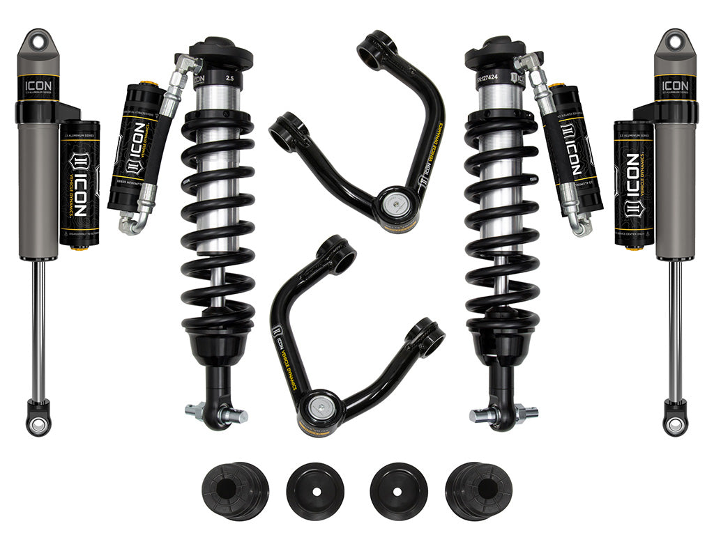 ICON 19-21 Ford Ranger 0-3.5in Lift Stage 4 Susp System Tubular UCA Al Knuckle