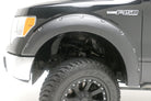 TrailFX Fender Flare For Ford F-150 - 2 Inch Tire Coverage Smooth Black ABS Plastic Set of 4 (PFFF3006S)