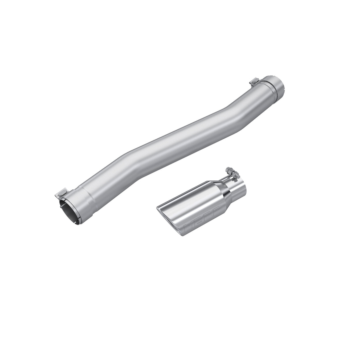 MBRP 14-Present Silverado/Sierra 1500 4.3L/5.3L Armor Plus T409SS 3 Inch Muffler Bypass with 4 Inch OD Tip,