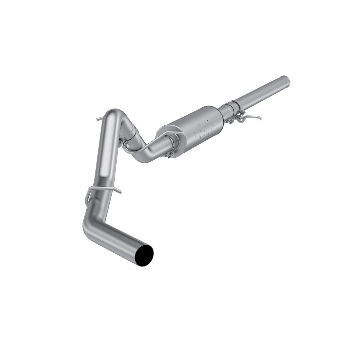 MBRP 14-19 Chevrolet/GMC Silverado 1500/Sierra 1500 (Limited/LTD) 4.3L V6, 5.3L, Armor Lite, 3 Inch Cat Back Single Side Exit, No Tip,