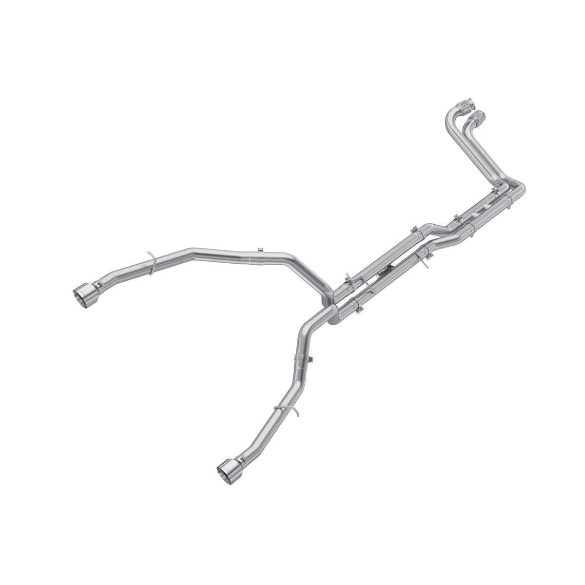 MBRP 25-26 Ram 1500 3.0L SST, HO, SO, Armor Lite 3-Inch Cat-Back Dual Rear Exit with Polished Tips