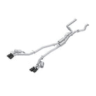 MBRP 20-Present Ford Explorer ST/ Lincoln Aviator Armor Pro 3-Inch Cat-Back Dual Rear Quad Outlet with Black Tips