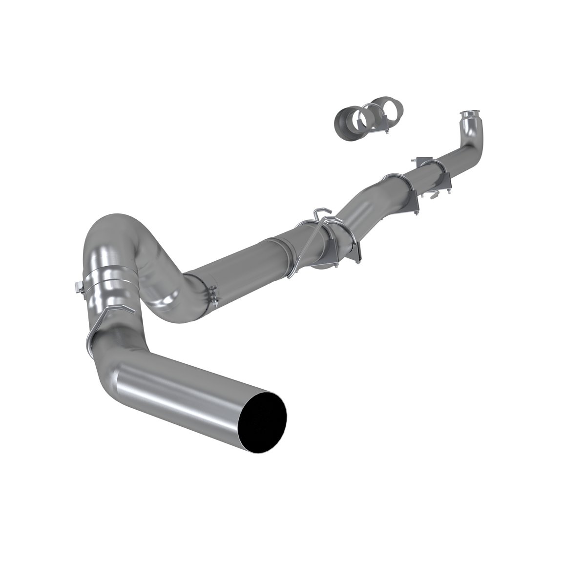 MBRP 5 Inch Single Side 409 -No Muffler For 01-07 Silverado/Sierra 2500/3500 Duramax Classic Extended/Crew Cab
