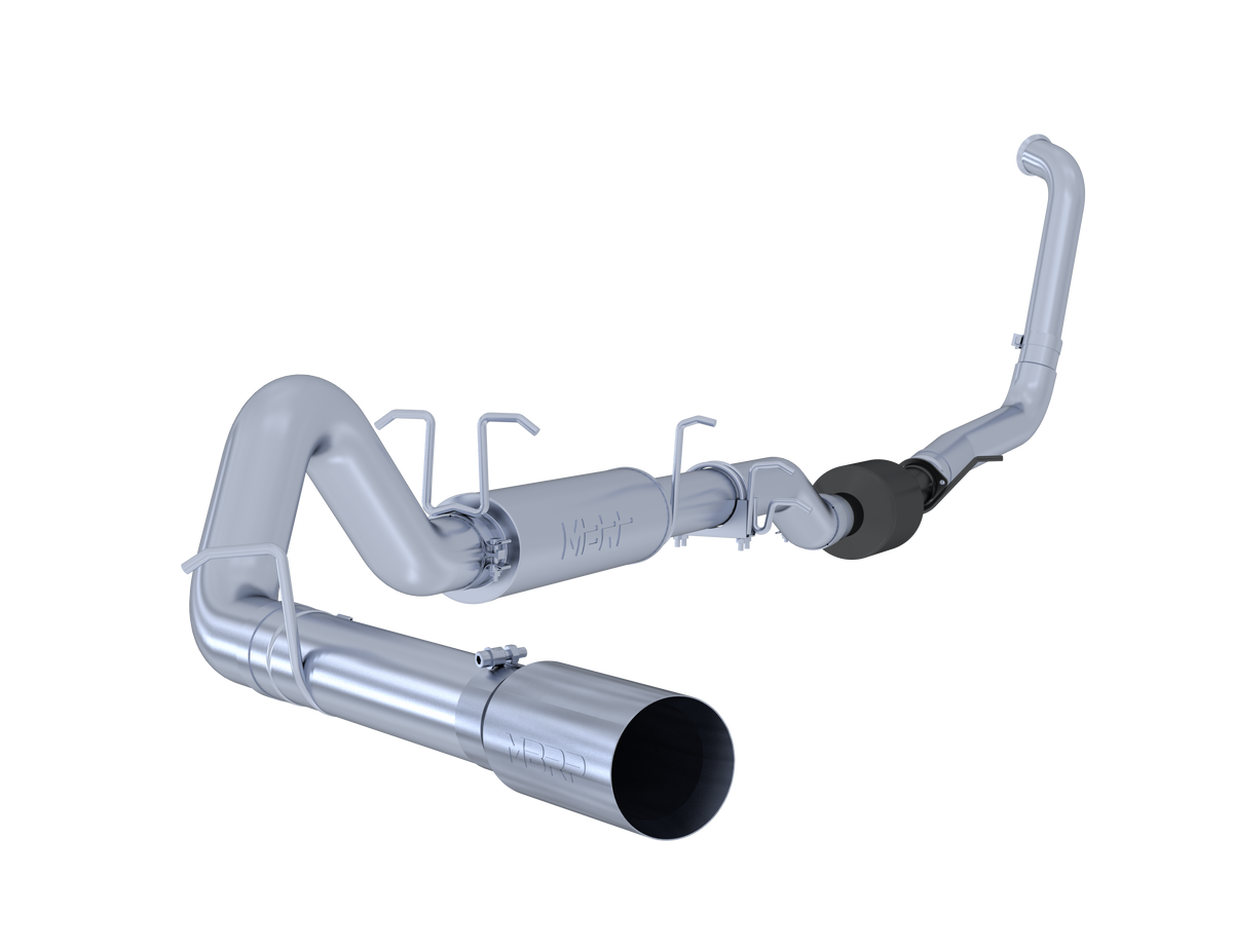 MBRP 4 Inch Turbo Back Single Side Exit T304 Stainless Steel For 03-07 Ford F-250/350 6.0L Extended Cab/Crew Cab