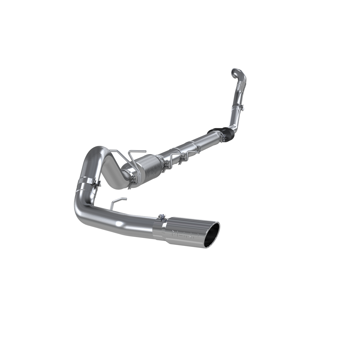 MBRP 4 Inch Turbo Back Single Side Exit T409 Stainless Steel For 94-97 Ford F-250/350 7.3L Powerstroke