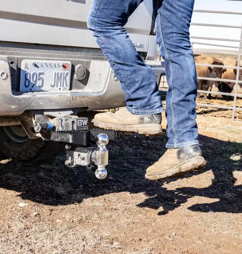 B&W Trailer Hitches TS35050 Tow & Stow Hitch Step for 2" and 2-1/2" Receivers