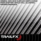 TrailFX Truck Bed Liner For Toyota Hilux - Under Rail, High-Density Polyethylene, With Tailgate Liner (THR5U16X)