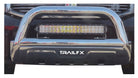 TrailFX Bull Bar For Toyota Tacoma - Polished Stainless Steel 3-1/2 Inch Diameter With Skid (B1508S)