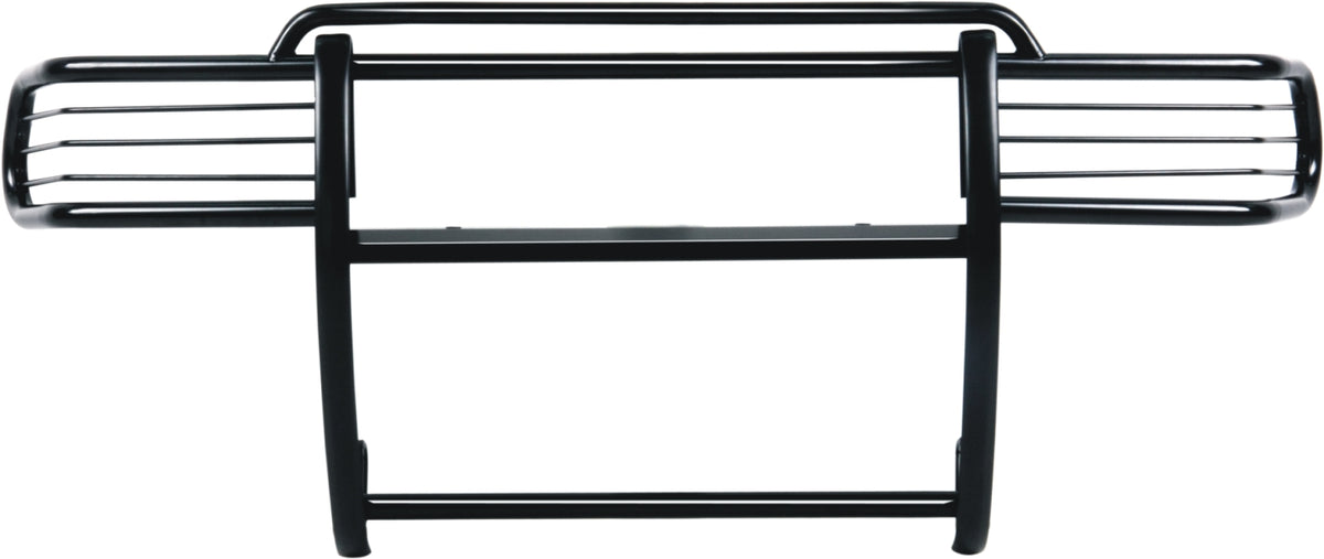 TrailFX Grille Guard For Toyota Sequoia, Toyota Tundra - Powder Coated Gloss Black Steel With Brush Guard Without (E0019B)