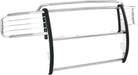 TrailFX Grille Guard For Ford F-250 Super Duty, Ford F-350 Super Duty - Polished Stainless Steel With Brush Guard Without Skid (E0032S)