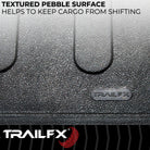 TrailFX Truck Bed Mat For Ram 1500 - Drop-In, Without Raised Edges, Textured Pebble Surface (640N)