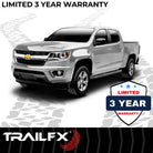 TrailFX Step Nerf Bar For Chevrolet, GMC Trucks - With Step Pads, 3 Inch Round Bent, Without End Caps (A0058B)