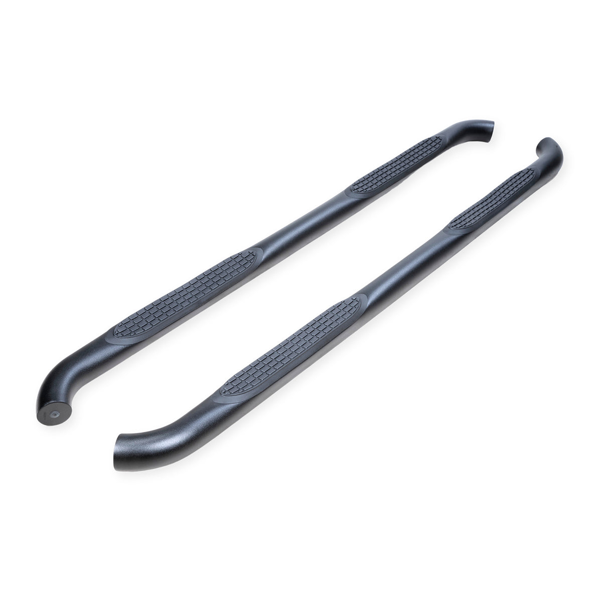 TrailFX Step Nerf Bar For Ford Bronco Sport - With Step Pads, 3 Inch Round Bent, Without End Caps (A0065T)