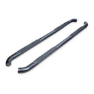 TrailFX Step Nerf Bar For Toyota Land Cruiser - With Step Pads, Powder Coated, Black, Steel, Without End (A0070T)